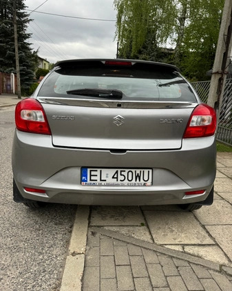 Suzuki Baleno cena 42000 przebieg: 63000, rok produkcji 2016 z Łódź małe 232